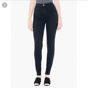 American Apparel Easy Jean - Black Medium